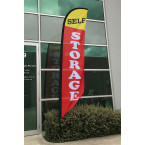 Self Storage Flag  -  Advertising Flags - Feather Flag - Pre-made Flag