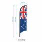 Australia Flag  - AUSTRALIA Blue Flags / Feather Flag - Pre-made Flag