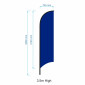 Solid Blue Flag  - Feather Flag - Pre-made Flag