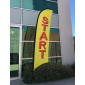 Start Flag  - Advertising Flags / Feather Flag - In Stock
