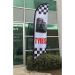 TYRES Flag  -  Car Vehicle Tyres Advertising Flags - Feather Flag - Pre-made Flag