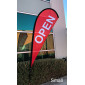 Teardrop Open Flags / Open Flag Banners / Advertising Flag