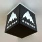 Acrylic LED Light Box Cube / Perspex Cube Light Box - 50x50x50cm