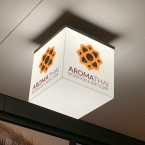 Acrylic LED Light Box Cube / Perspex Cube Light Box - 50x50x50cm 