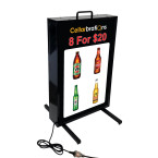 Portable Freestanding LED Light Box / Floor Stand Light Box - 60x90cm