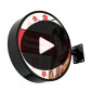 Ø50cm Round LED Double-Sided Light Box / Project Light Box / Blade Sign - One Arm