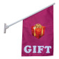 Gift Flag Kit / Wall Mounted Flag Kit / Advertising Gift Flag Set