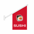 Sushi Flag Kit / Wall Mounted Advertising Sushi Flag Kit