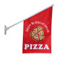 Pizza Flag Kit / Wall Mounted Advertising Pizza Flag Kit