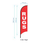 Rugs Flag  - Advertising Promotional Flag - Pre-made Rugs Flag