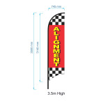 Alignment Flag  -  Car Vehicle Alignment Services Advertising Flags - Ready to ship!