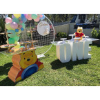 One Table / ONE Free Standing 3D Letters / Baby One Year Table Base - 700mm high