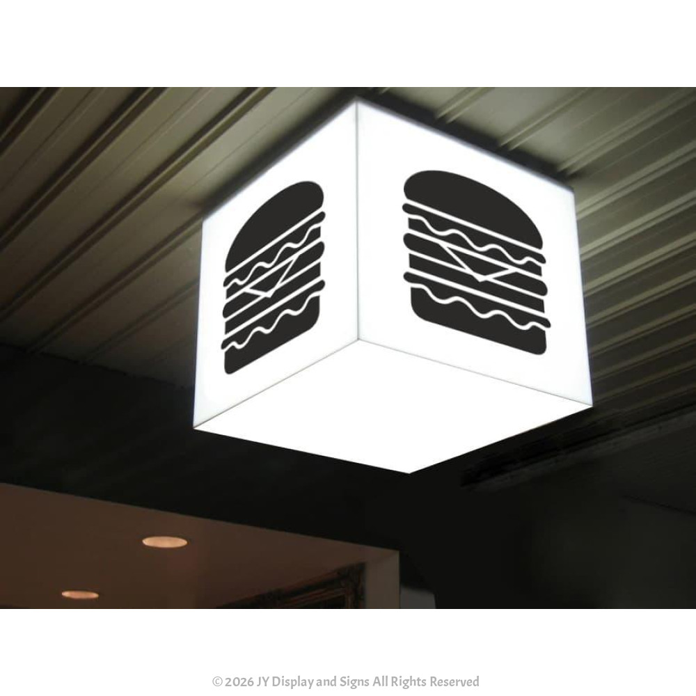 Acrylic LED Light Box Cube / Perspex Cube Light Box - 30-40cm ...