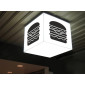 LED Acrylic Light Box Cube / Perspex Cube Lightbox - 45x45x45cm