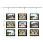 9 A4 Real Estate Shop Front Window Lightboxes Kit / Retail Shop Window Glass Light Box Kit