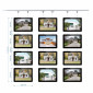 12 A4 Real Estate Shop Front Window Lightboxes Kit / Travel Agency LED Window Display Set
