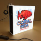 Wall Mounted Acrylic LED Light Box / Perspex Light Box / Acrylic Blade Sign - 40x40x15cm