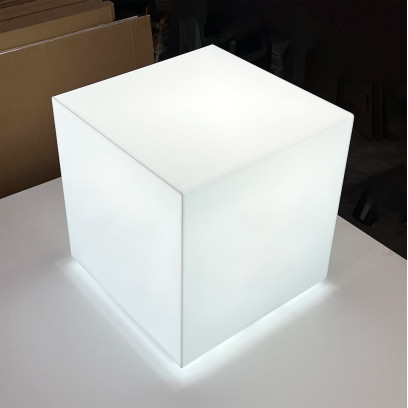 Countertop Acrylic LED Light Box Cube - BOXCT | JY Display