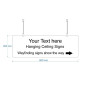 Hanging Signs Kit / Suspended Ceiling Signage Kit