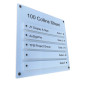 Vinyl Stickers for Directory Changeable Panels