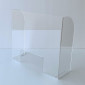 70cm High Wraparound (90°) Sneeze Guard / Counter-top Acrylic Shield / Safety Barrier