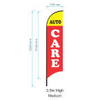 Auto Care Flag  -  Car Vehicle Aoto Care Advertising Flags - Feather Flag - Pre-made Flag