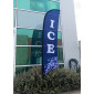 Ice Flag  - Advertising Feather Flag - Pre-made Flag