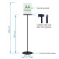 POS Stand Vertical A4 Sign Stand