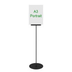POS Stand Vertical A3 Sign Holder
