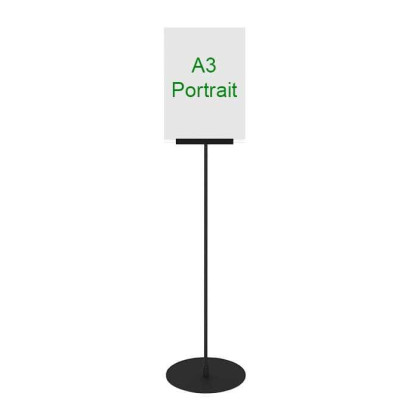 POS Stand Vertical A3 Sign Stand