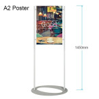 Premium Acrylic Lobby Stand -A2 Poster Double Sided