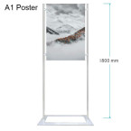 Premium Acrylic Lobby Stand -A1 Poster Double Sided