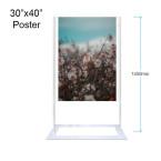 Premium Acrylic Lobby Stand -30"x40" Poster Double Sided