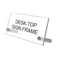 16x8cm Desk-top Acrylic Sign Frame