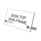 Desk-top Acrylic Sign Frame - 16x8cm