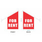 For Rent Flag Kit / Wall Mounted Advertising For Rent Flag Kit