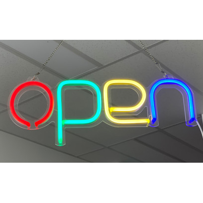Neon LED Open Sign