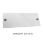 Blank acrylic sign suit for DIY apply texts, Flush Mount or float mount
