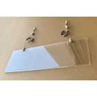 Clear Acrylic Hanging Sign Pocket Kits / Suspended Ceiling Signage 