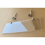 Clear Acrylic Hanging Sign Pocket Kits / Suspended Ceiling Signage 