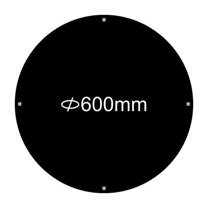 Ø60cm Black/White Acrylic Menu Board