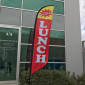 lunch special flag  - Advertising Flags / Feather Flag - Pre-made Flag