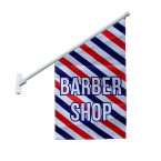 Wall Mounted Barber Shop Flag