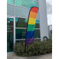 rainbow flag pre-made sign flag