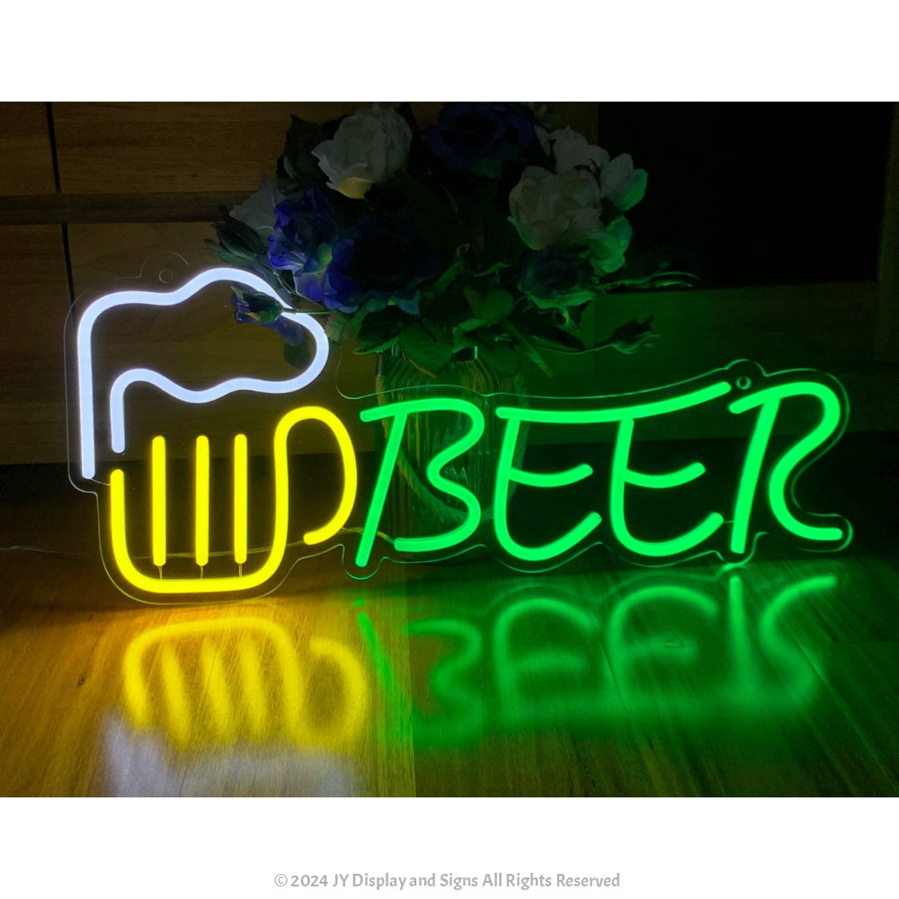 Pre-made Beer LED Neon Sign illuminated neon Melbourne in stock