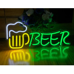 Beer LED Neon Sign- Pre-made Beer Neon Sign - Ready to Ship
