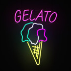 Gelato LED Neon Sign- Pre-made Gelato Neon Sign - Ready to Ship