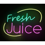 Fresh Juice LED Neon Sign- Pre-made Fresh Juice Neon Sign - Ready to Ship