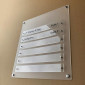 Directory Sign / Building Index Way-finding Sign - 3 Column 120cm Wide