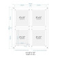 8"x10"  Acrylic Poster Frame Clear Certificate Frame